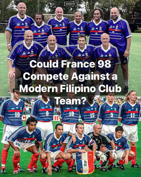 Could Équipe de France ’98 Compete Against a Modern Filipino Club Team? Our Debate Got Heated!